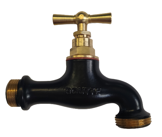 KRAN 1/2" CZARNY MAT